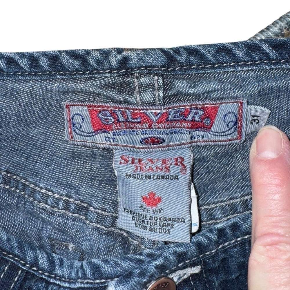 Silver Jeans Suki Women’s Flare Jeans Size 31 Medium Wash Y2K Stretch - Picture 5 of 6